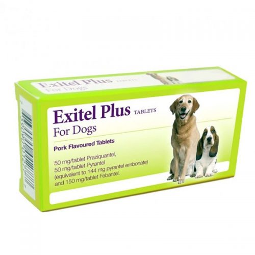 Exitel Plus Flavoured Dog Worm Tablets