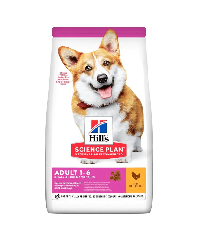 Hills Science Plan Small & Mini Adult Dog Food with Chicken