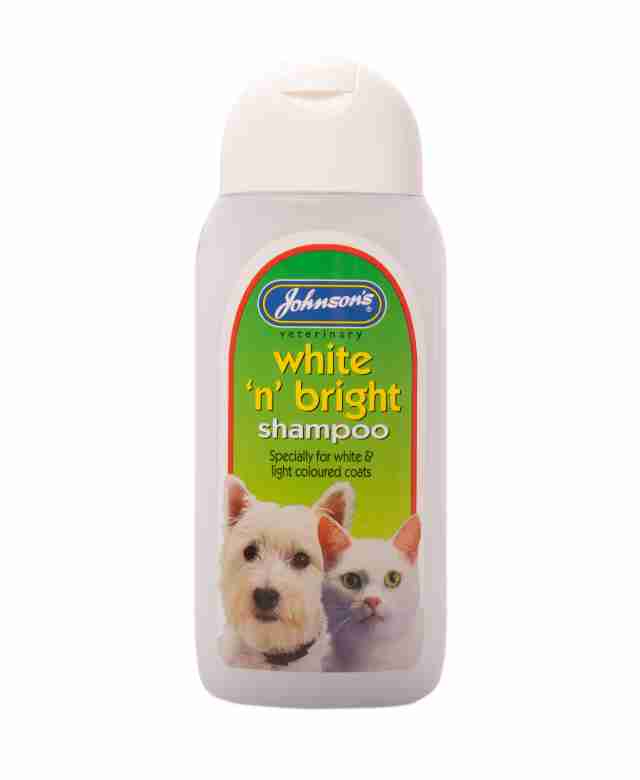 Johnsons Dog White+Bright Shampoo 200ml