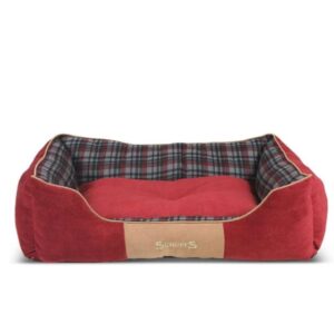 Scruffs Red Highland Bed – Assorted Sizes