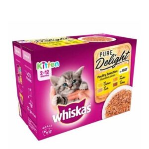 Whiskas Pure Delight Kitten – Poultry 12pk