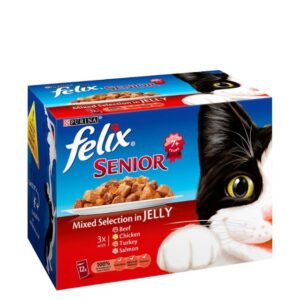 Felix Senior Mixed Selection In Jelly 12pk