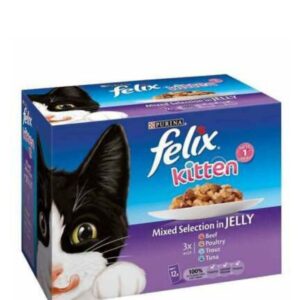 Felix Kitten – Mixed Selection In Jelly With Fish 12pk