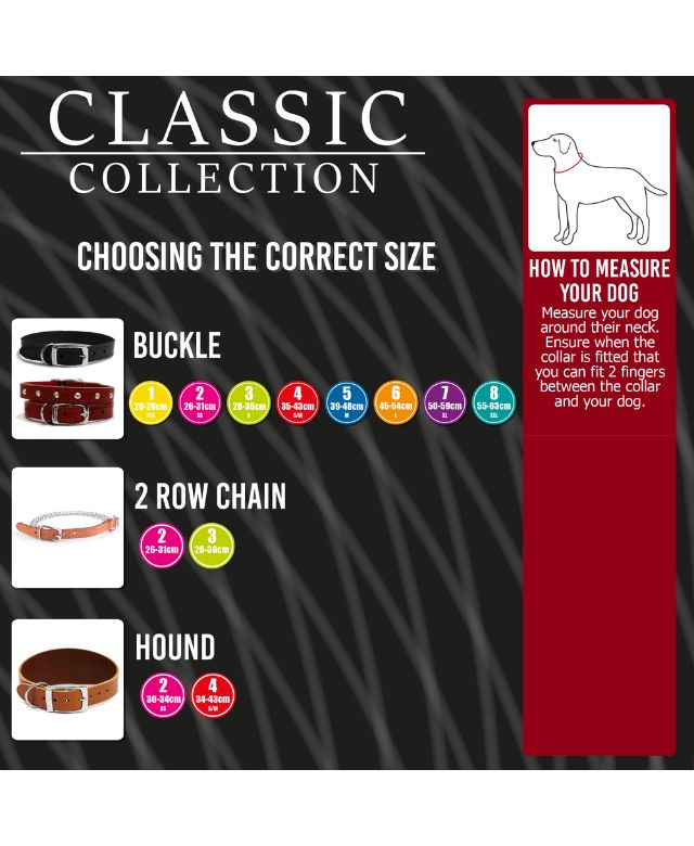 Ancol harness clearance size guide