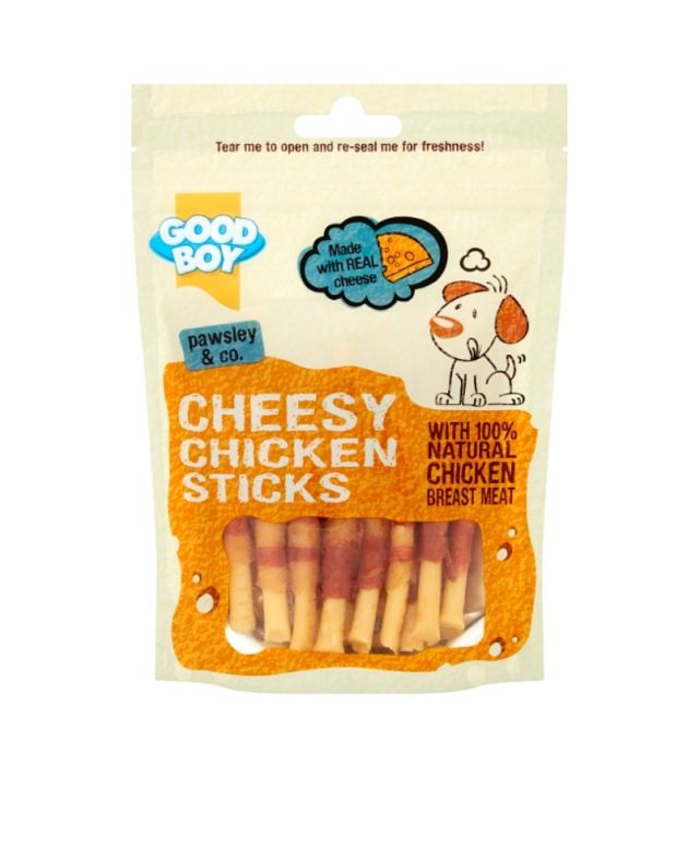 Good Boy Cheesy Chicken Sticks 80g