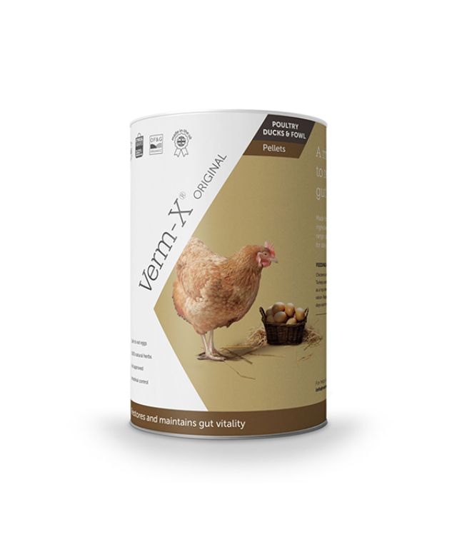 Verm-X Original Worming Pellets for Poultry, Ducks & Fowl 250g