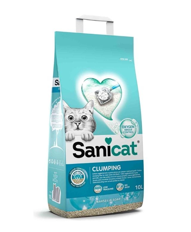 Sanicat Clumping Litter – Marseille Soap Scent 10L