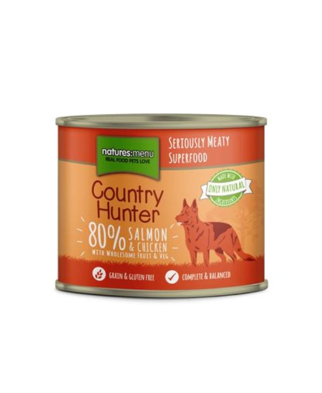 Country Hunter Salmon/Chicken With Superfoods Wet Dog Food 600g
