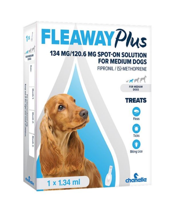 Fleaway Medium Dog Spot On 1 pipette - 5099299224957