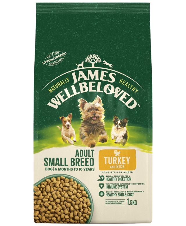 James Wellbeloved Adult Small Breed Dog Food 1.5kg Buy4PetsOnline