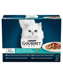 Purina Gourmet Perle Ocean Delicacies in Gravy - 12 x 85g- 7613030955016