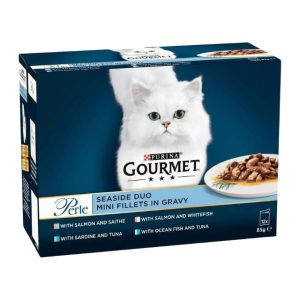 Purina Gourmet Perle Seaside Duo in Gravy - 12 x 85g- 7613033581441