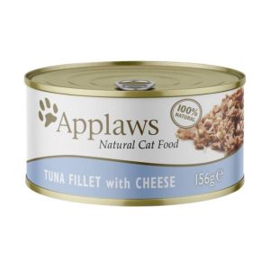 Applaws Natural Cat Food Tuna with Cheese Tin - 156g - 5060122490221