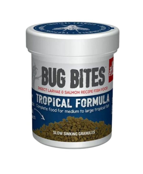 Fluval Bug Bites Aquarium Fish Food Tropical Granules - 45g - 015561165785