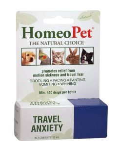 HomeoPet Anxiety Travel for Dogs & Cats - 15ml - 704959147211