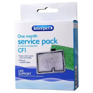 Interpet 1 Month Cartridge Filter Service Pack Mini CF1 - 755349023172