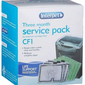 Interpet 3 Month CF1 Filter Service Pack - 3 Cartridges - 755349023189