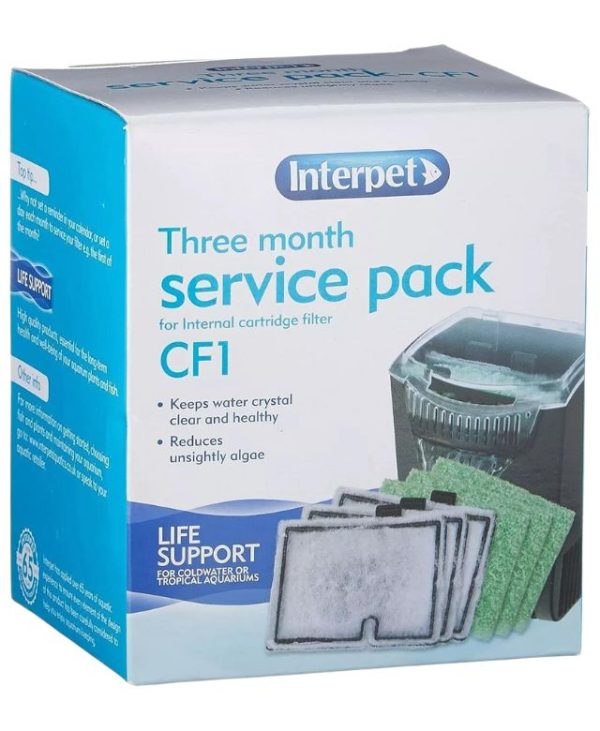 Interpet 3 Month CF1 Filter Service Pack - 3 Cartridges - 755349023189