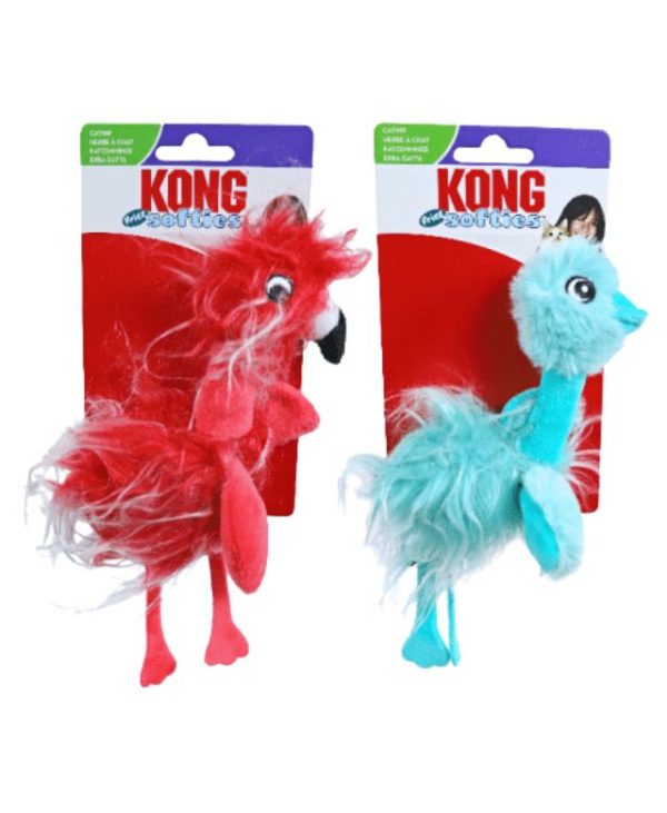 KONG Cat Softies Frizz Bird Assorted - 035585462042