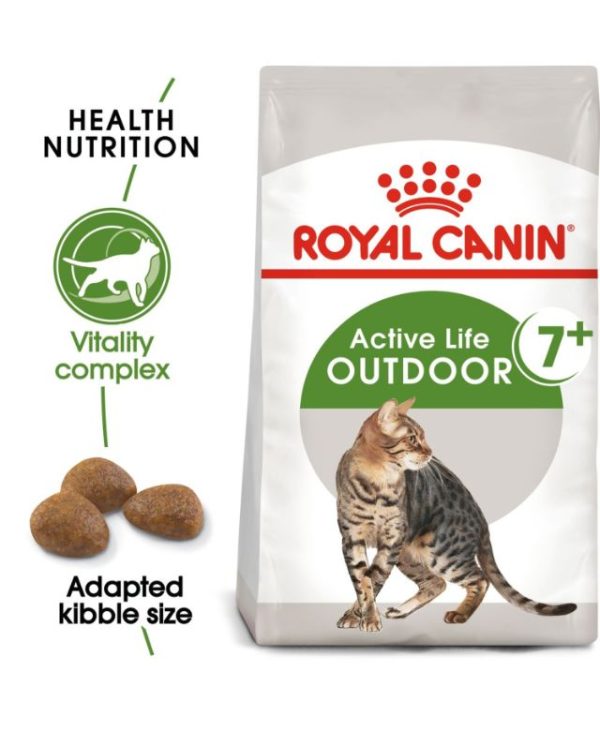 Royal Canin Outdoor 7+ Senior Dry Cat Food 10kg - 3182550784498