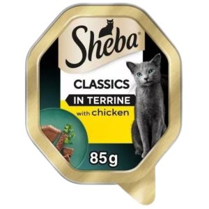 Sheba Classics in Terrine with Chicken 85g - 4008429163906