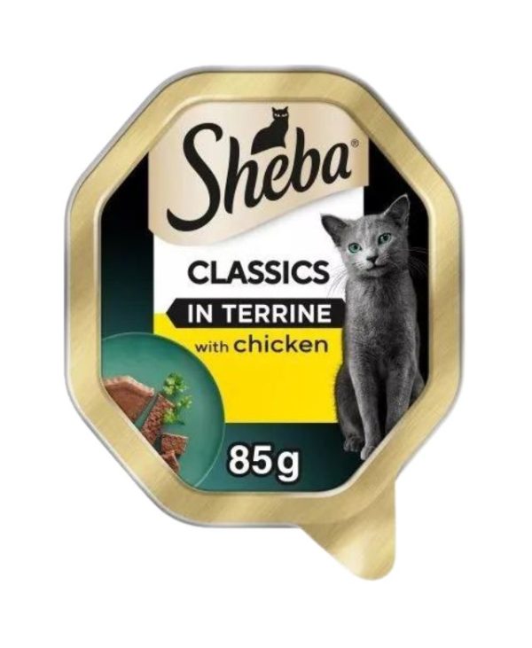 Sheba Classics in Terrine with Chicken 85g - 4008429163906