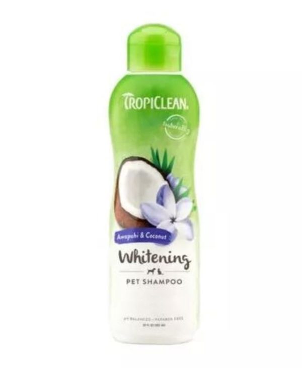 TropiClean Awapuhi and Coconut Whitening Pet Shampoo - 355ml- 645095202481