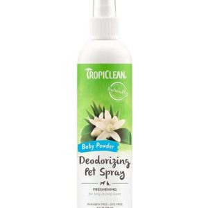 Tropiclean Baby Powder Deodorising Pet Spray - 236ml- 645095861329