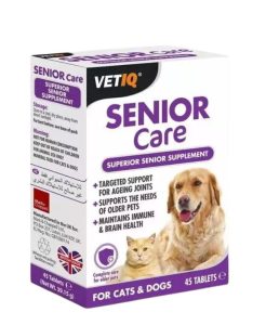 VETIQ Senior Care Superior Joint Supplement, Cats & Dogs - 45 Tablets - 750826000981