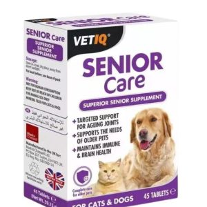 VETIQ Senior Care Superior Joint Supplement, Cats & Dogs - 45 Tablets - 750826000981