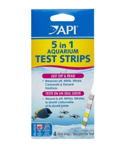 API 5 in 1 Aquarium Test Strips - 4 Tests- 317163080337