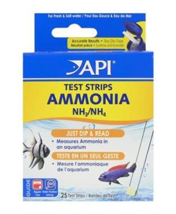 API Ammonia Test Strip - 25 Strips - 317163040331