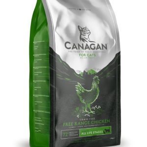 CANAGAN Free Range Chicken, Adult & Kitten, Grain Free Dry Cat Food - 375g- 5029044000291