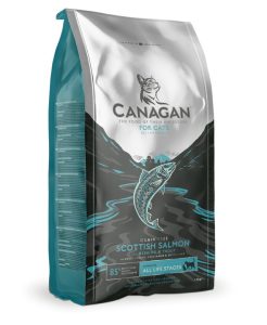 CANAGAN Scottish Salmon Adult & Kitten Grain Free Dry Cat Food - 375g- 5029044000352