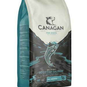 CANAGAN Scottish Salmon, Adult & Puppy, Grain Free Dry Dog Food - 2Kg- 5029040011130