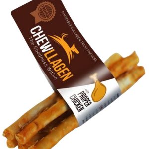 Chewllagen Collagen Chicken Roll Mini 5 Dog Chew 5 pack 35g - 742174712517