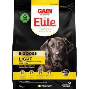 Gain Elite Big Dog Light Dry Dog Food 12KG - 5391522611764