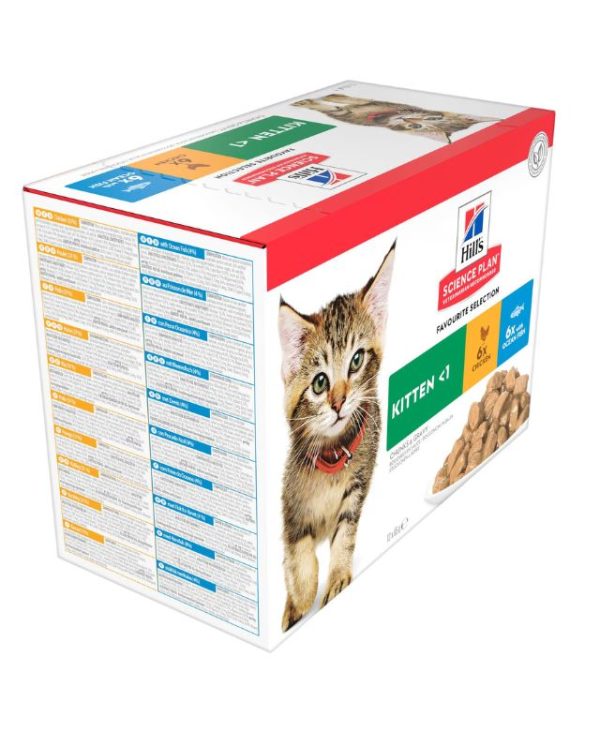 Hill's Science Plan Kitten Chicken & Fish Multi Pouch 12 x 85g - 052742211503 (2)