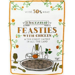 KING CATNIP Chicken Feasties Cat Treats - 70g - 5060420395617