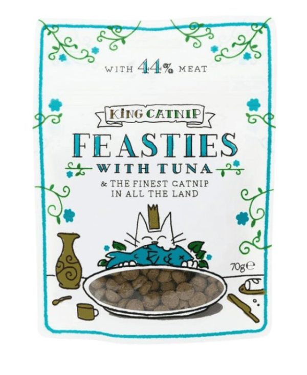 KING CATNIP Tuna Feasties Cat Treats - 70g- 5060420395631