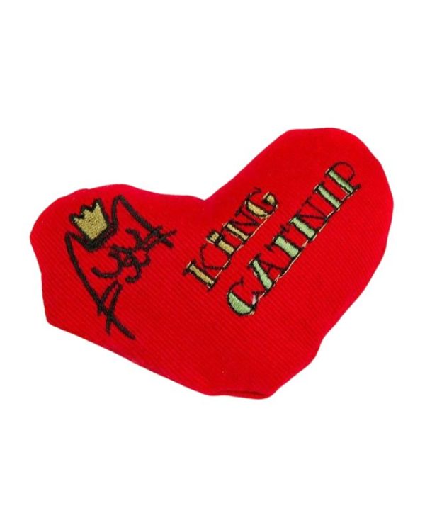 King Catnip Heart Catnip Cat Toy- 5060420393323