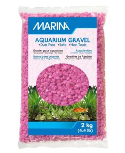 MARINA Decorative Aquarium Gravel Pink - 2kg - 015561124881