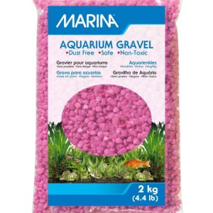 MARINA Decorative Aquarium Gravel Pink - 2kg - 015561124881