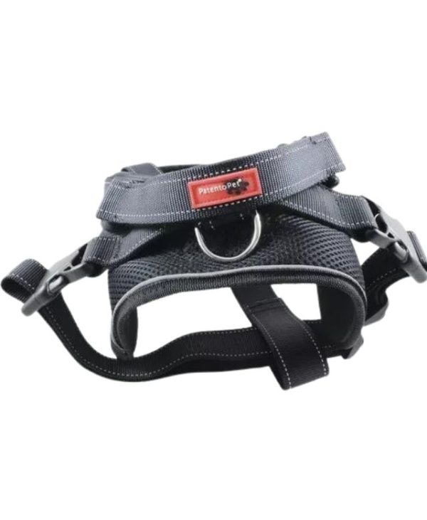 PatentoPet Jockey harness with integrated dog lead (M) - Black - 4042098590014 (2)