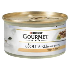 Purina Gourmet Solitaire Mini Fillets with Turkey - 85g - 7613031670369