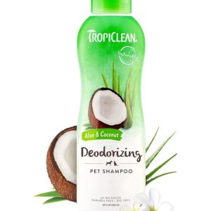 TropiClean Dog and Cat Deodorising Shampoo Aloe & Coconut 592ml - 645095202146