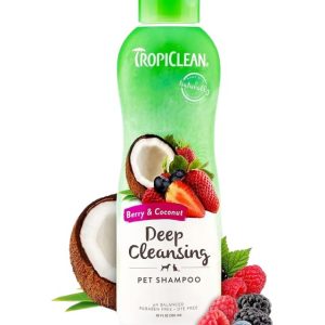 TropiClean Dog and Cat Shampoo Berry & Coconut 592ML - 645095202153