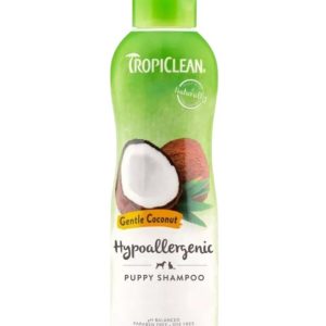 TropiClean Gentle Coconut Hypoallergenic Puppy and Kitten Shampoo - 592ml- 645095202139