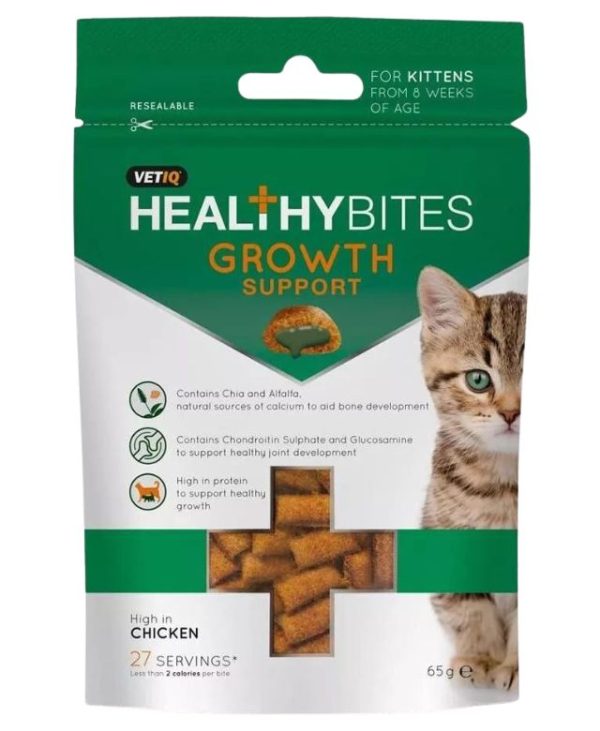 VetIQ Healthy Bites KITTEN Growth Support - 65g - 750826005924