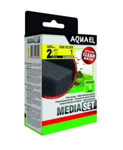 AQUAEL Fan Filter 1 Standard Sponge Media Set - 2 pcs - 5905546198240